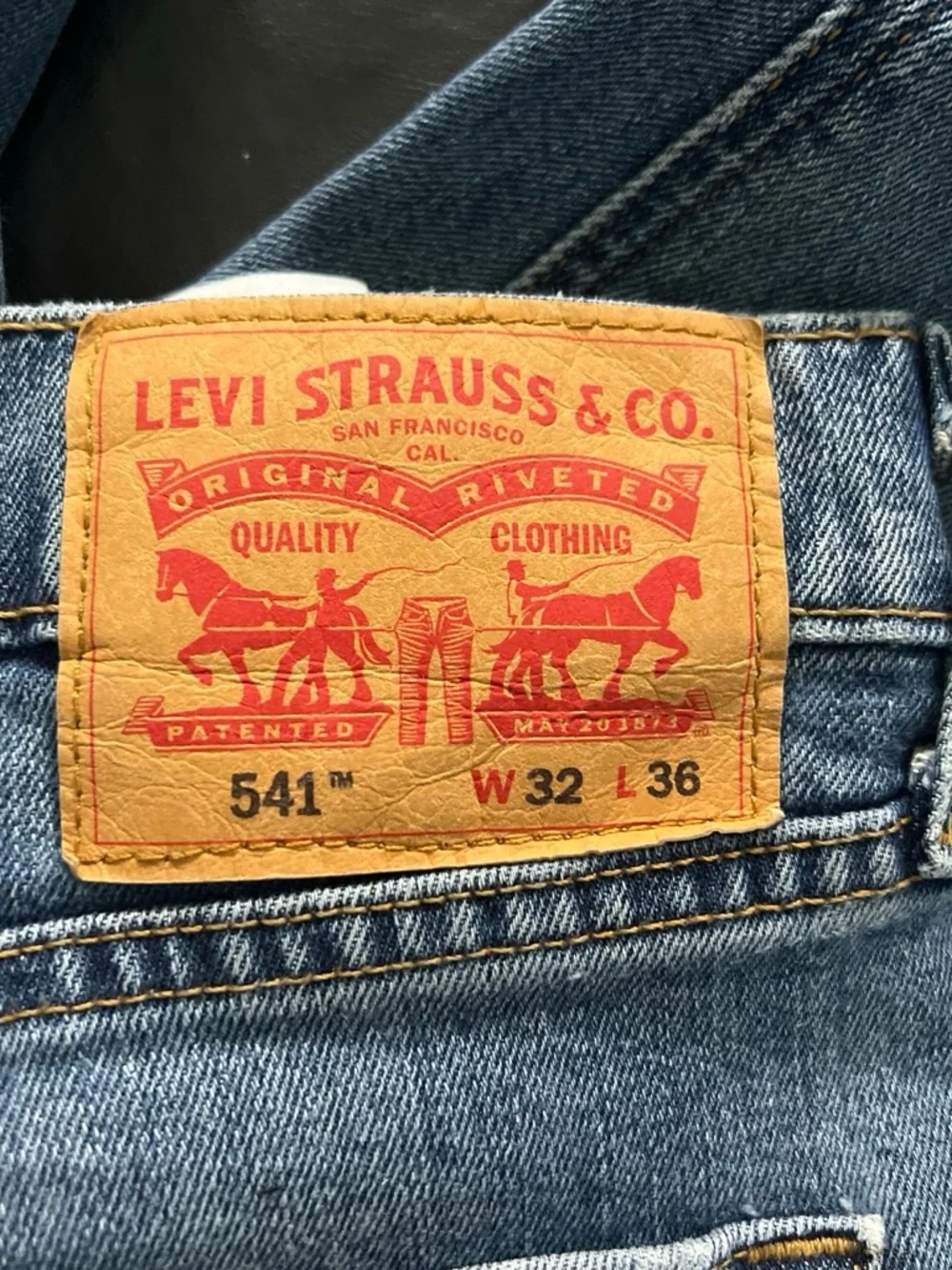 Bundle of 3 Levi's Men's Light Blue Straight Jeans